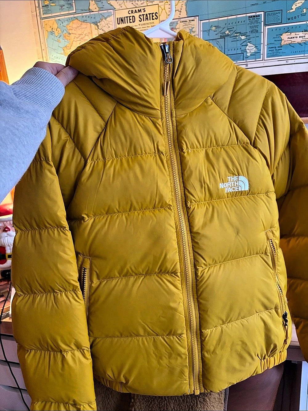 The North Face Women's Hydrenalite Down Hoodie Yellow Medium
